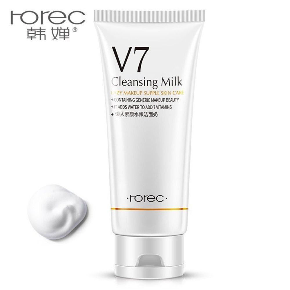 Пенка для умывания Rorec V7  Cleansing Milk Витаминный комплекс 100 мл