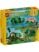 Конструктор Creator 31377 Черепаха с цветком кувшинки 3в1
