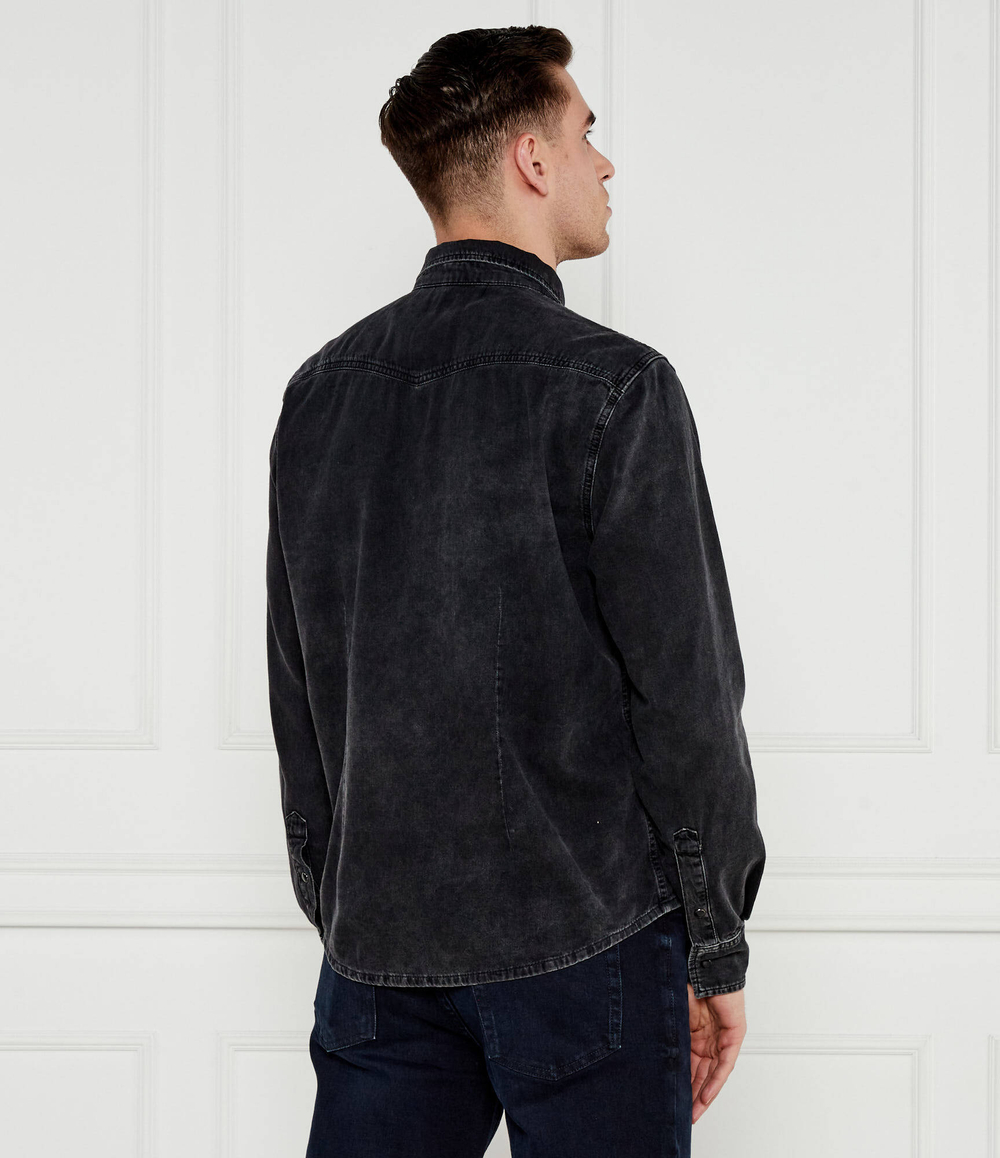 Джинсовая рубашка Karl Lagerfeld - черный(605901 551851)