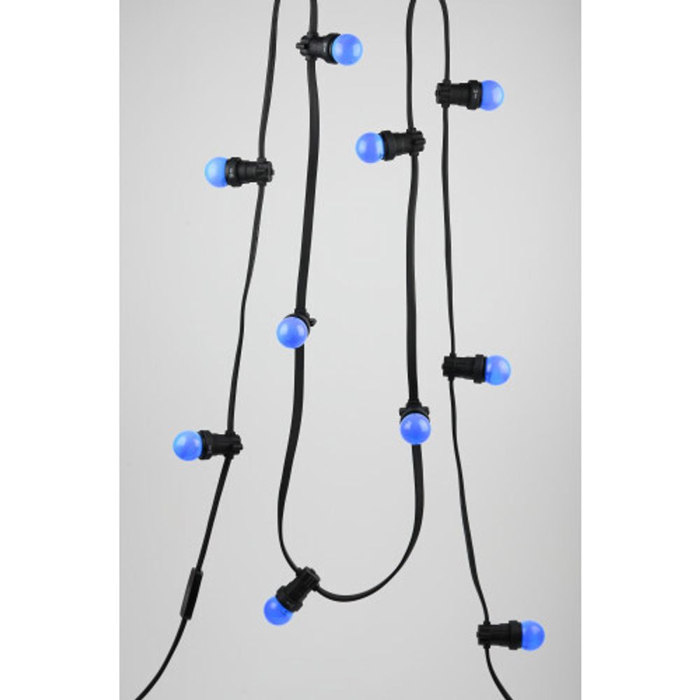 Лампочка светодиодная ЭРА STD ERABL45-E27 E27 / E27 1Вт шар синий для белт-лайт | Профессиональное праздничное и новогоднее освещение