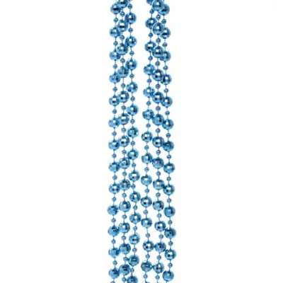Бусы на ёлку 2м «Капельки», Сапфир