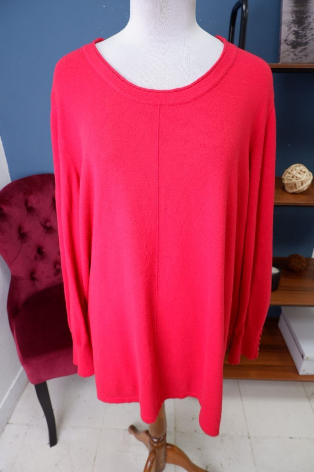 Джемпер Ulla Popken яркий 56-58 размер