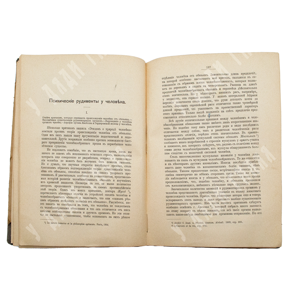 [Прижизненное издание] Мечников И. И. Этюды оптимизма. – М.: Научное слово, 1907.