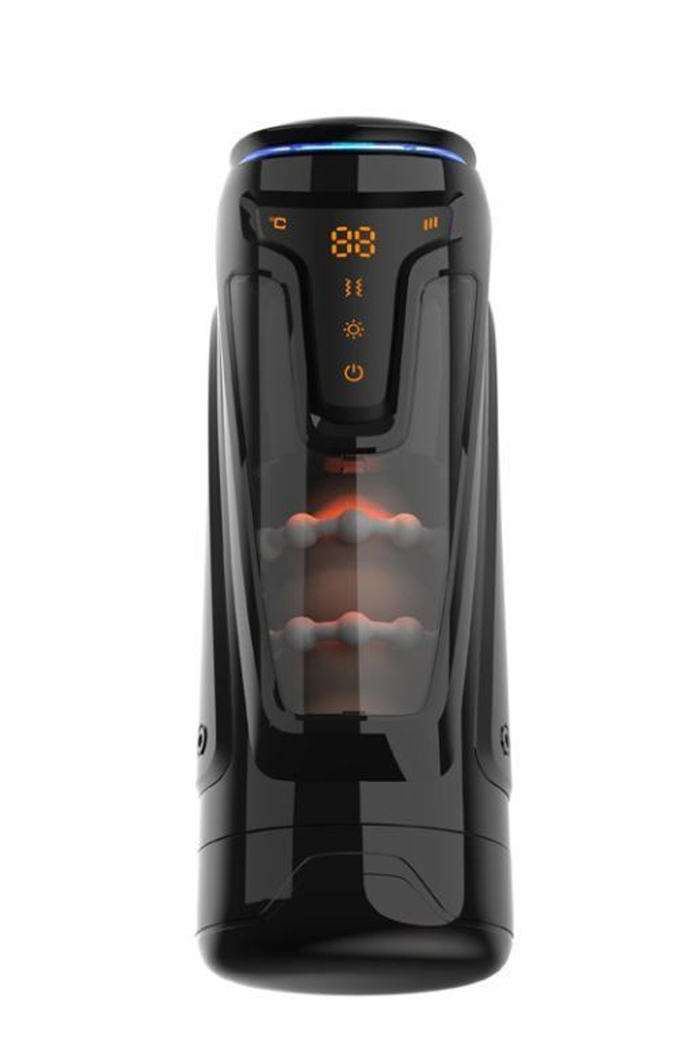 Инновационный мастурбатор Amovibe Warrior с пенетрацией и массажем бусинами