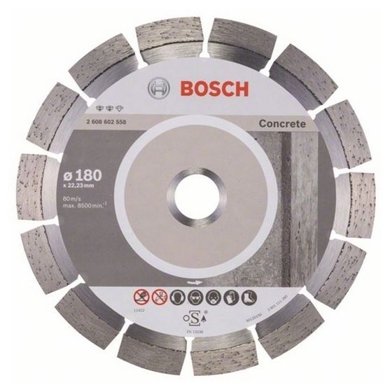 Алмазный диск Bosch Expert for Concrete 180х22,23 мм 2608602558