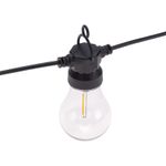 Гирлянда садовая Канэри, 20м, 3000К, встроенный аккумулятор, солнечная панель, коллекция Лондон REXA