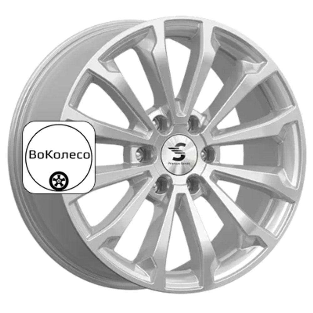 8,5x20/6x139,7 ET25 D106,1 КР006 (Land Cruiser Prado) Elite Silver Premium Series