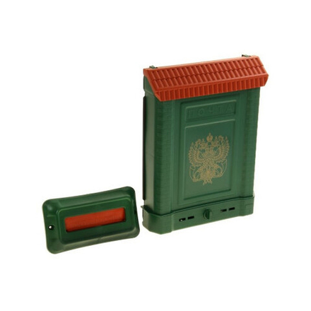 Ящик почтовый Зеленый, пластиковый (5шт-уп)