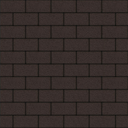 Тротуарная плитка ПРЯМОУГОЛЬНИК 200x100 мм - Гранит Коричневый