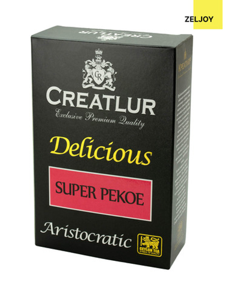 Чай Креатлюр Delicions Aristocratiс NEW (Super Pekoe) черный 200 гр