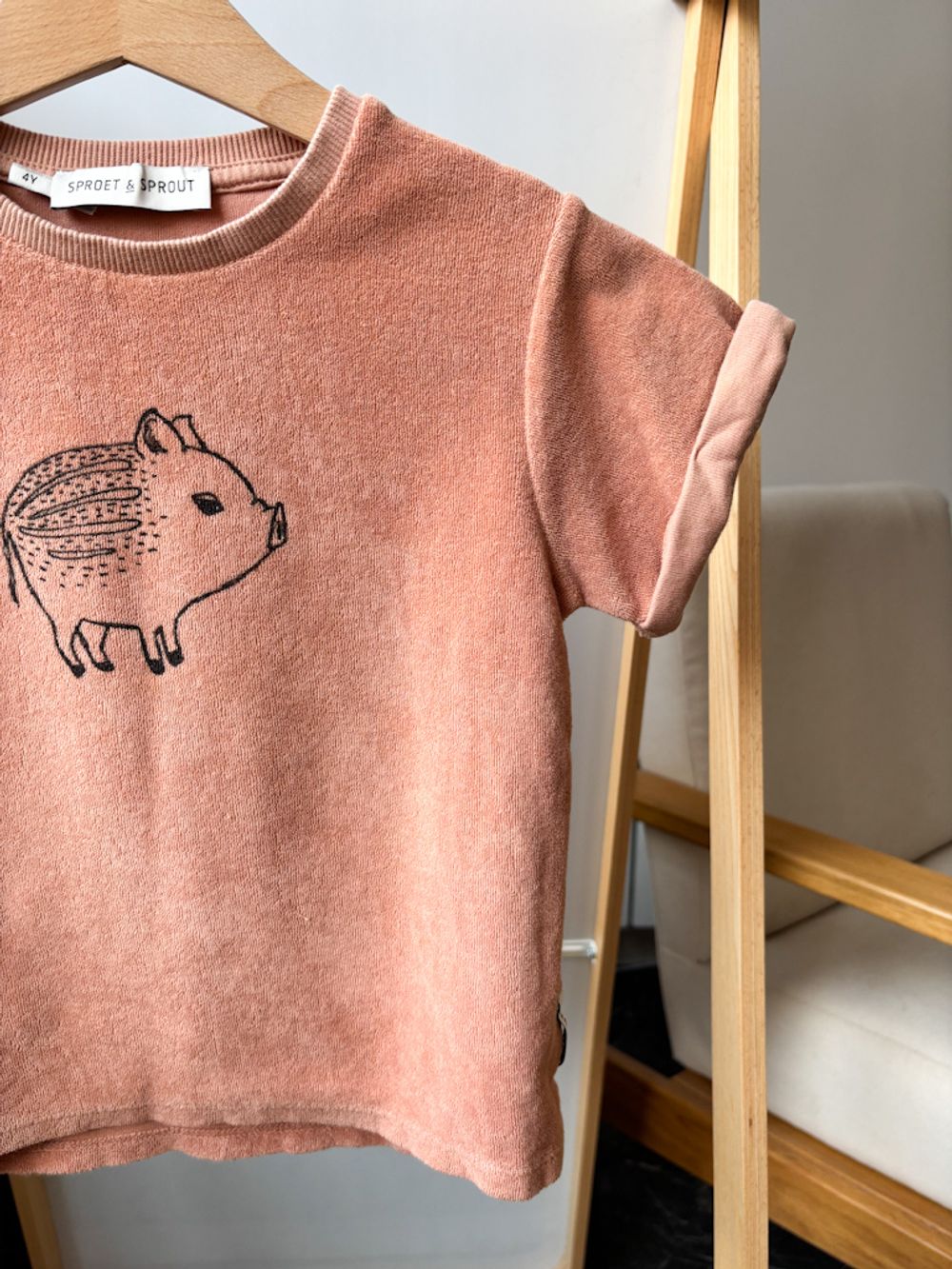 Махровая футболка Sproet & Sprout, 104