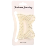 Заколка-краб для волос «Мон Пион», кошечка, цвет белый, 7,5см (Блистер)