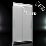 Шкаф-купе Ираида 2 Белый Фасадный 0101  100*60*260