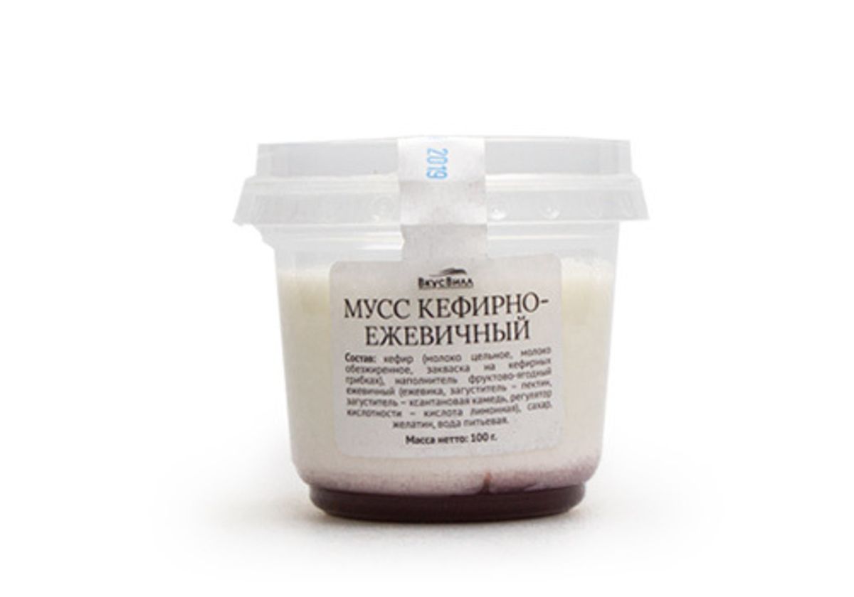 Мусс кефирно-ежевичный ВкусВилл, 100г
