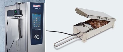 Б/у 60.75.371 Rational Аксессуар для копчения VarioSmoker, тип разъёма E/F с блоком питания, держателем блока питания и соединительными кабелями