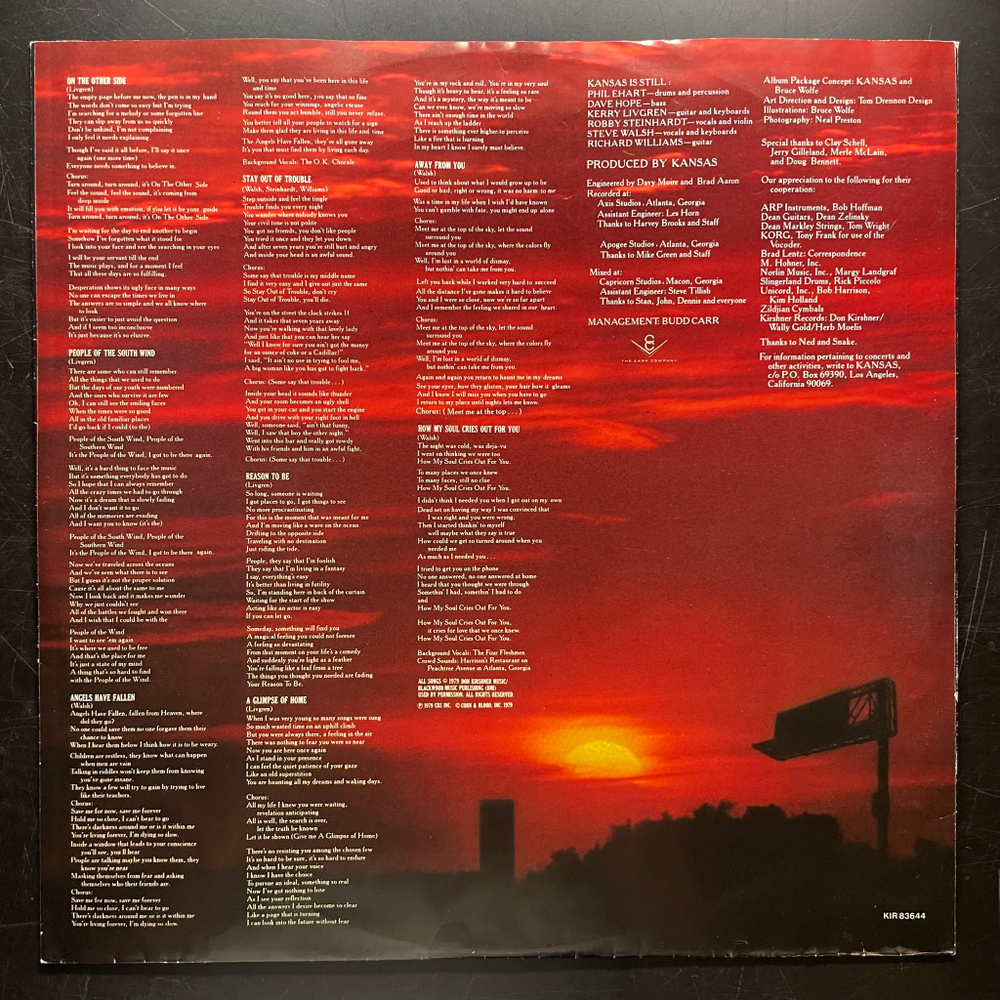 Kansas ‎– Monolith (Голландия 1979г.)