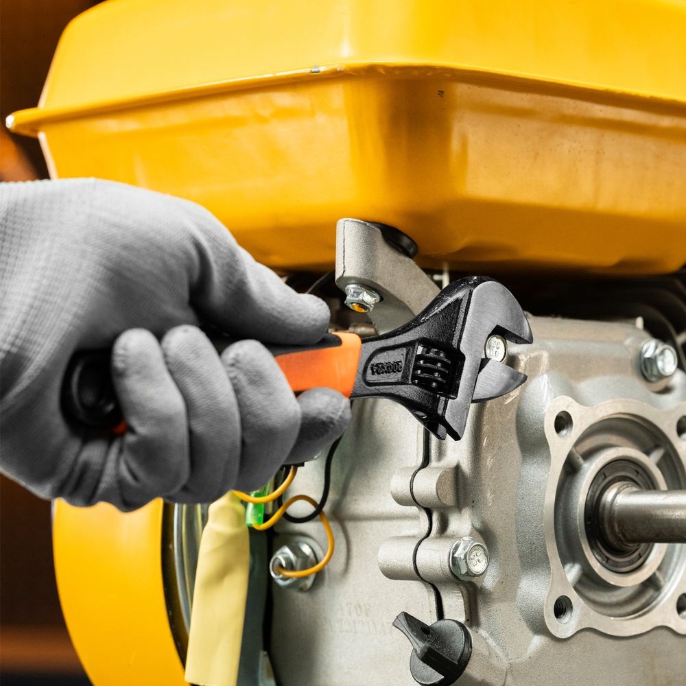 Ключ разводной, 200 мм, двухкомпонентная рукоятка Sparta