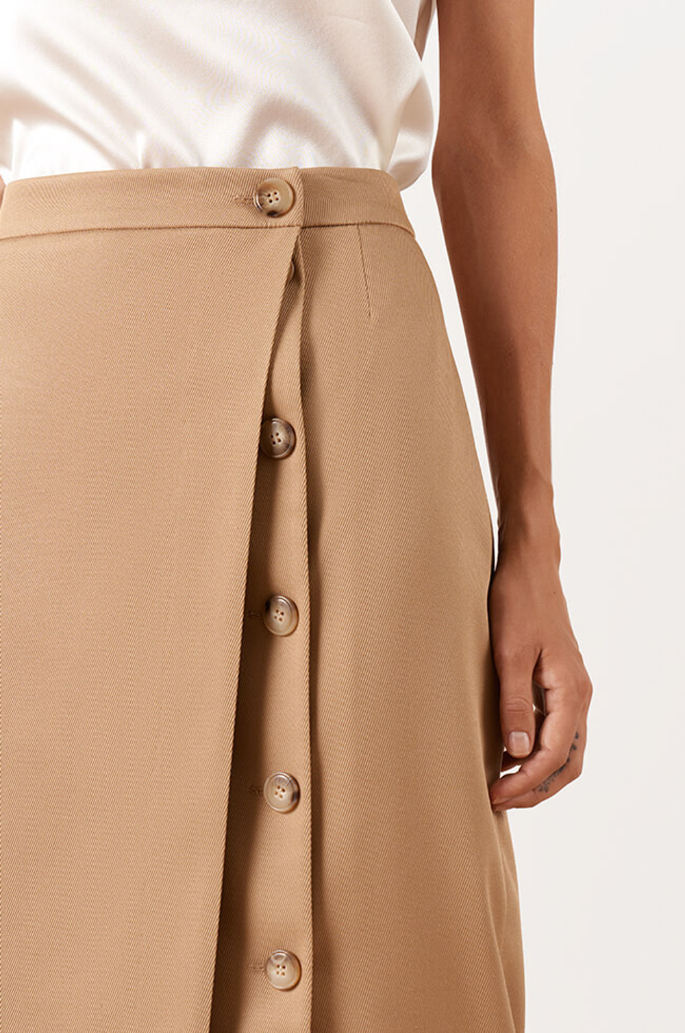 4839 Юбка женская (бежевый)