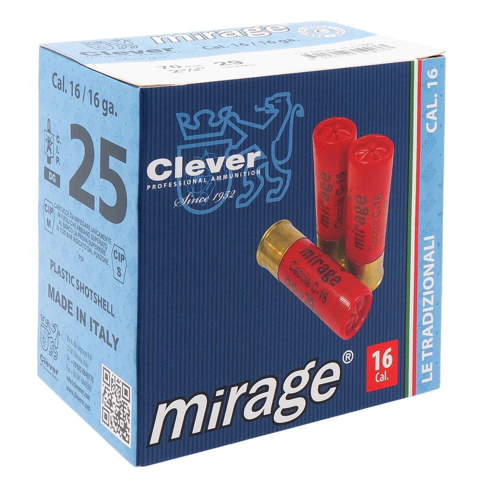Патрон 16/70 Clever № 000 , коробка 25 шт.
