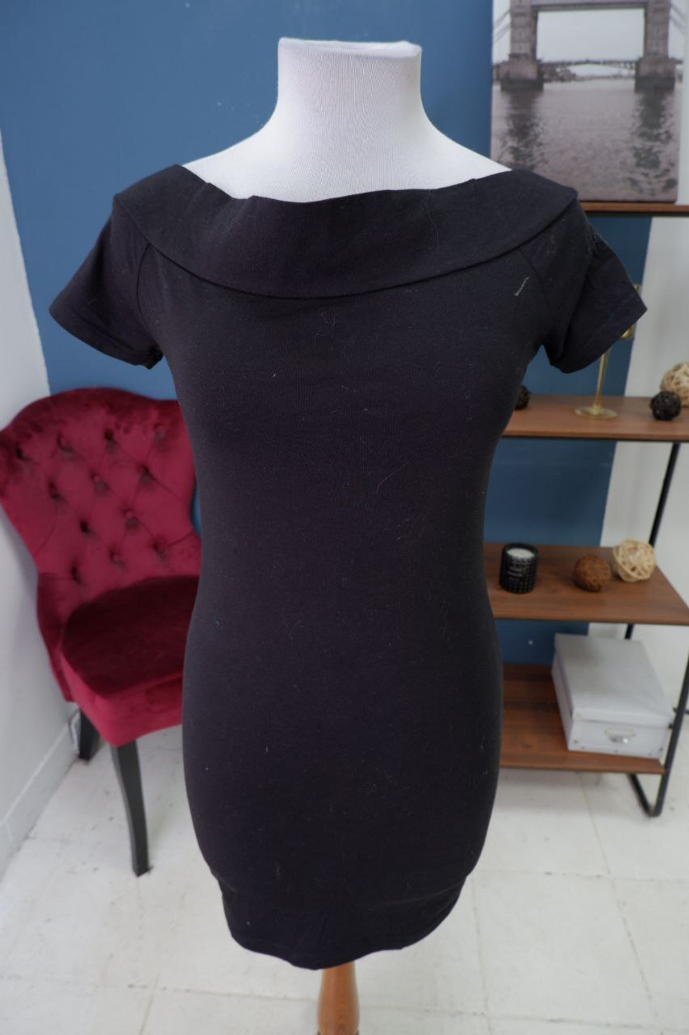 Платье Modis классическое черное 44 размер