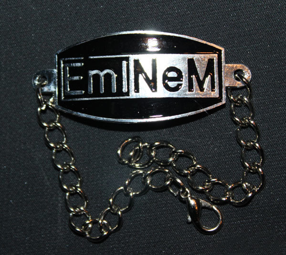 Браслет алюминиевый Eminem черный