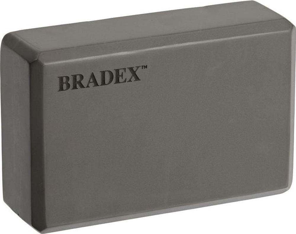 Блок для йоги серый