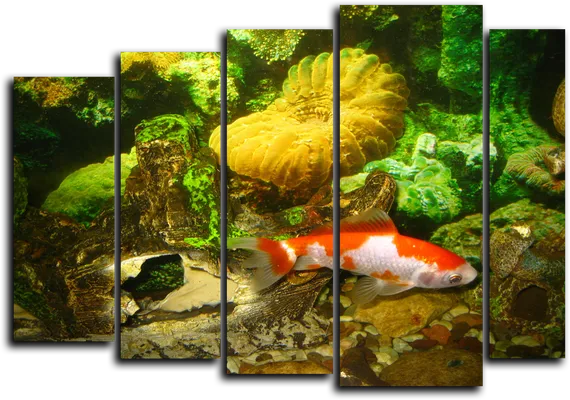 Модульная картина "Морской обитатель"