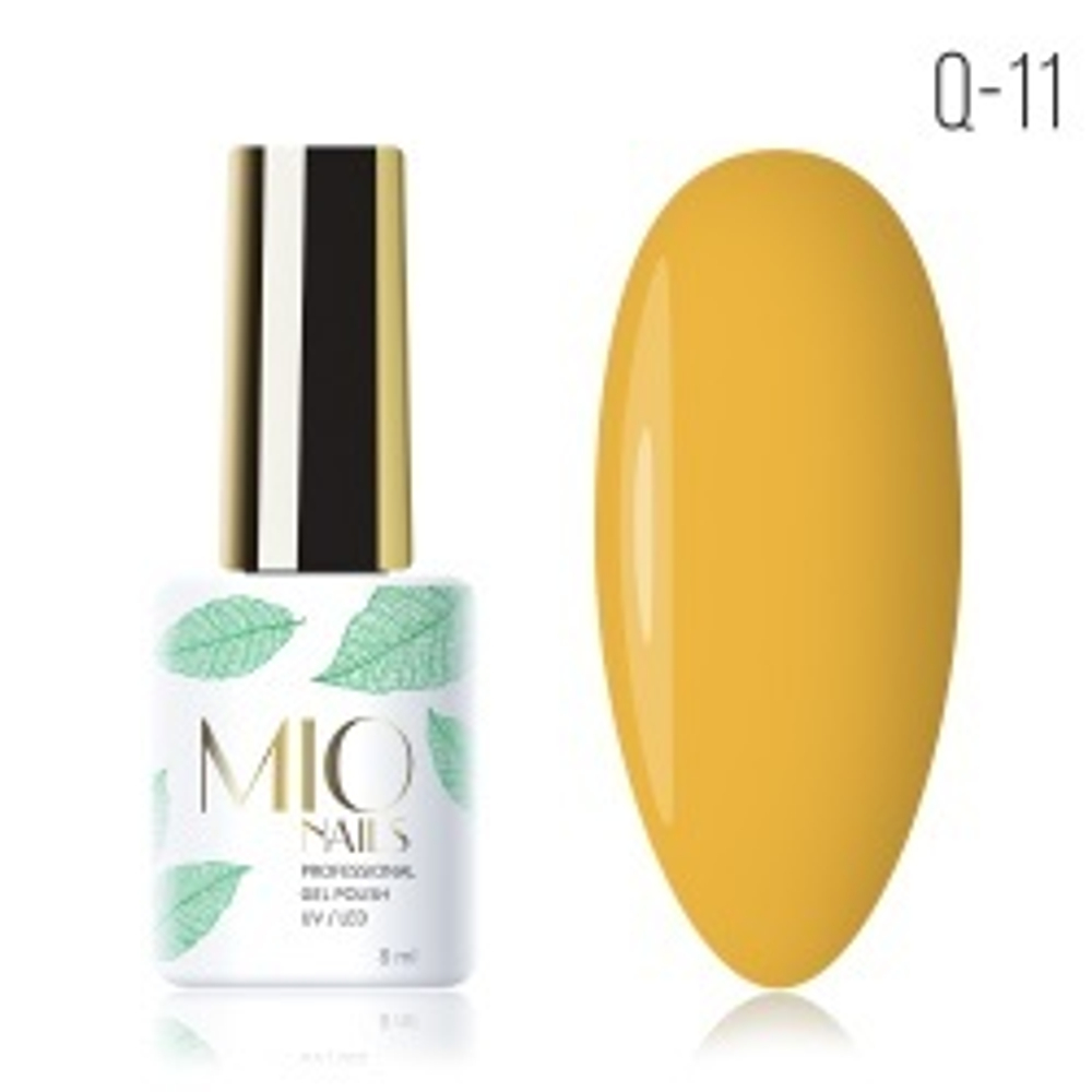 Гель-лак MIO NAILS Q-11. Пряная куркума, 8мл.