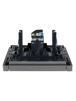 FORTE&PIANO Розетка компьютерная RJ45 кат.5E FP532 сталь IEK