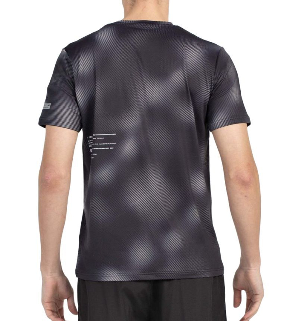 Мужская теннисная футболка Bullpadel Manaus - черный