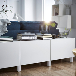 IKEA STUBBARP  (ИКЕА СТУББАРП)  -  Нога, серый
