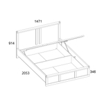 Кровать с подъемником