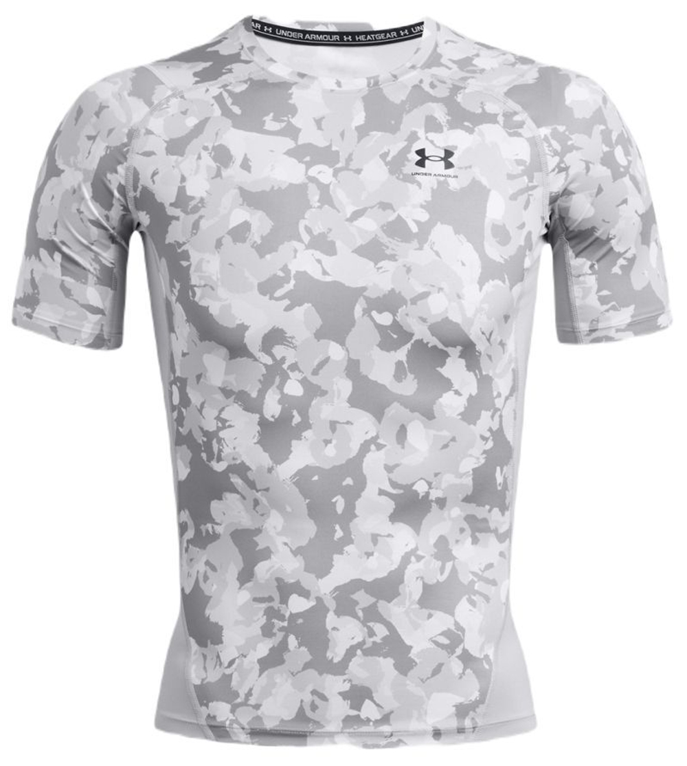 Мужская теннисная футболка Under Armour HeatGear Armor Printed Short Sleeve