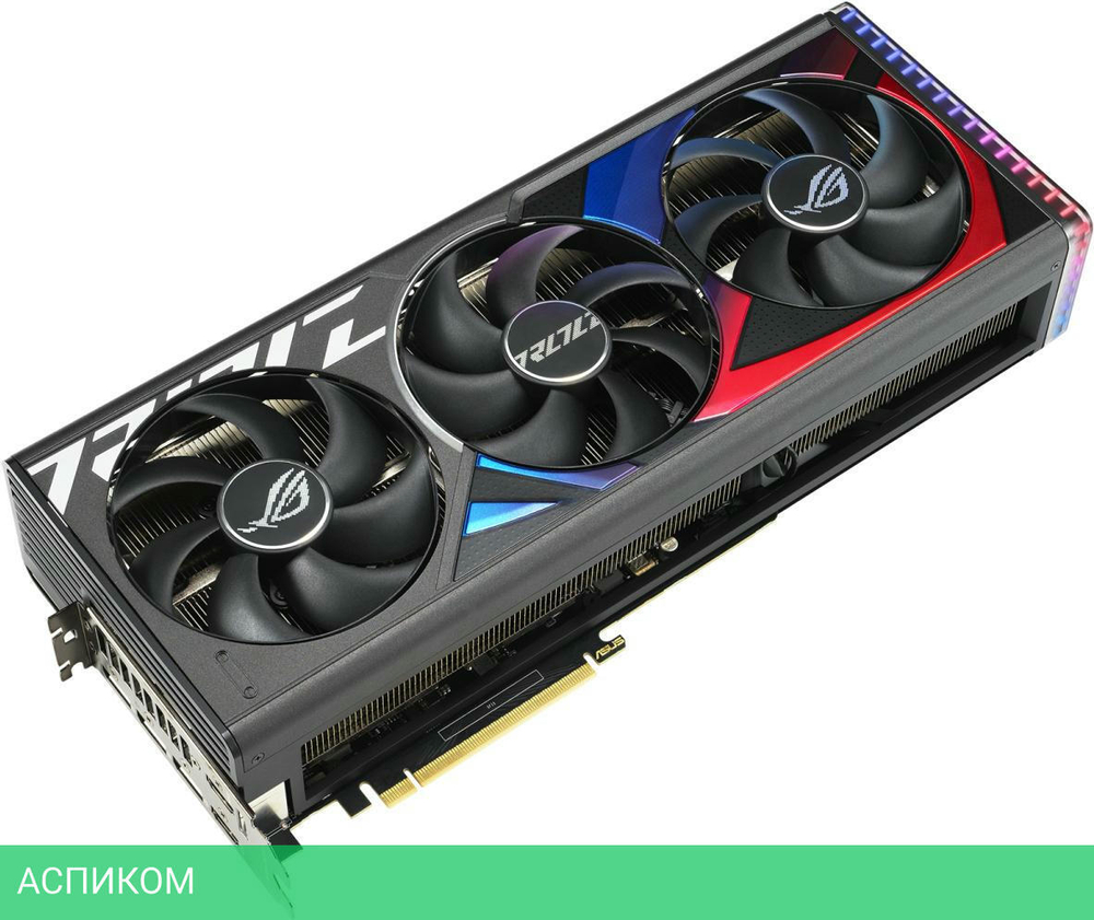 Видеокарта ASUS ROG Strix GeForce RTX 4090 OC Edition 24GB GDDR6X ROG-STRIX-RTX4090-O24G-GAMING (90YV0ID0-M0NA00)