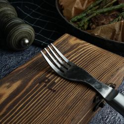 Набор для стейка нож+вилка "Vintage   Premium" дерев. футляр Pakka Black P.L. Proff Cuisine