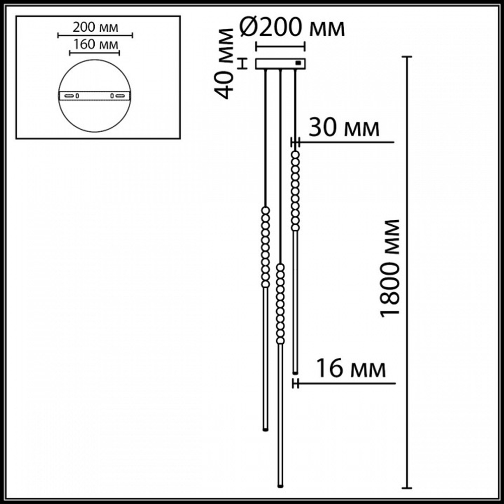Подвесной светильник Odeon Light HIGHTECH 7149/33L