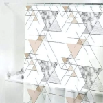 Штора для ванной EVA 180*180"Селфи» Геометрия