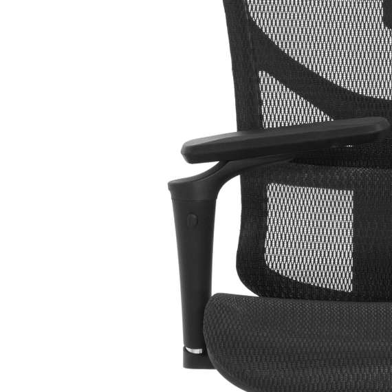 Кресло EXPERT 2 SAIL- ART SAS-M01 (подлокотник 6D(360), подголовник 5D, сетка черная / каркас черн)