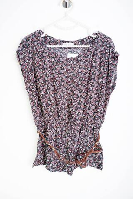 Блузка Oodji цветочный, маркировка 36, визуально на 42 размер