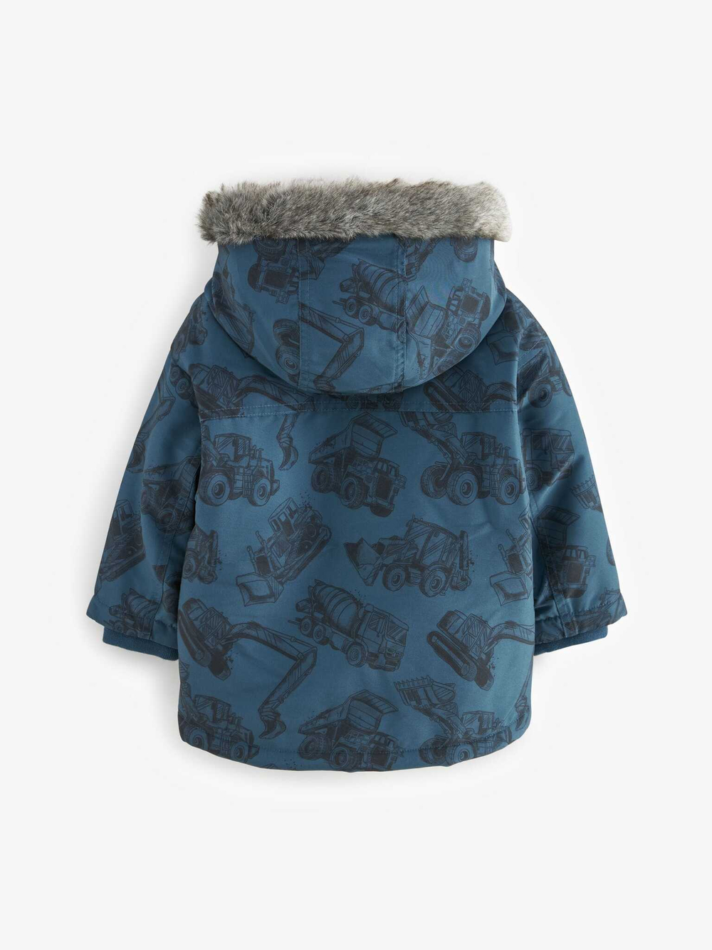 Куртка утепленная с капюшоном для мальчика Next Q53-235, Синий