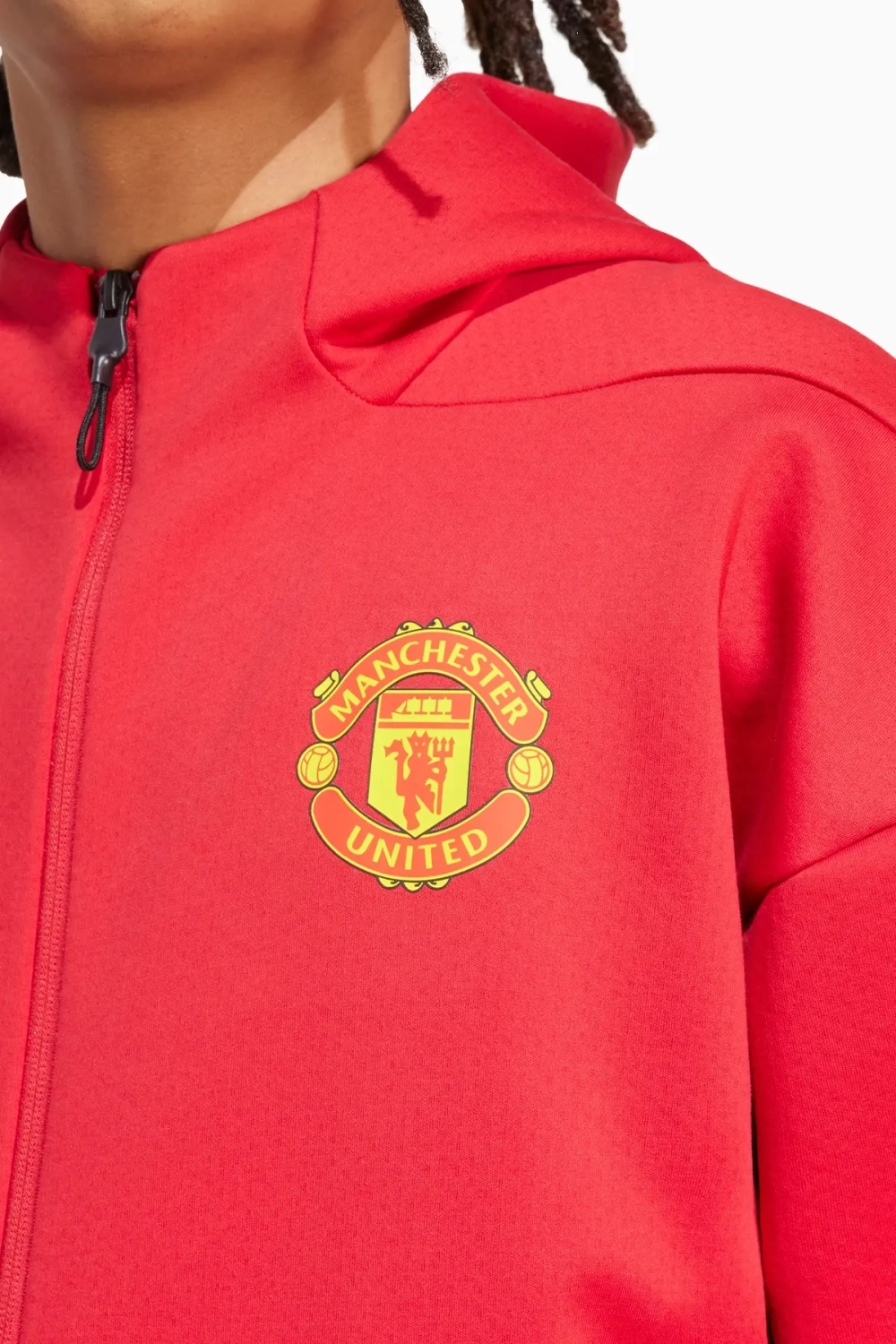 Кофта adidas Manchester United 25/26 Anthem - красный