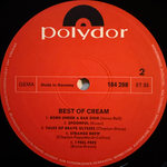 Cream - Best Of Cream (Германия 1969г.)
