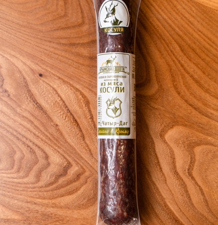 Колбаса из мяса косули "Чары Даг" ТМ Крымская охота (около 300 г)