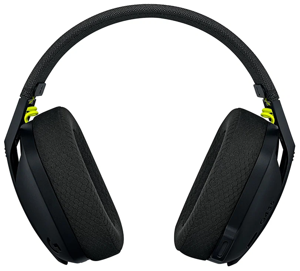 Беспроводная компьютерная гарнитура Logitech G G435, черный/неоновый желтый