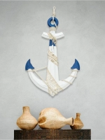 Декор для дома на стену "Якорь" 60*46 см