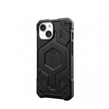 Чехол с поддержкой MAGSAFE Uag Monarch Pro для iPhone 15 Plus 6.7", цвет карбон (Carbon Fiber)