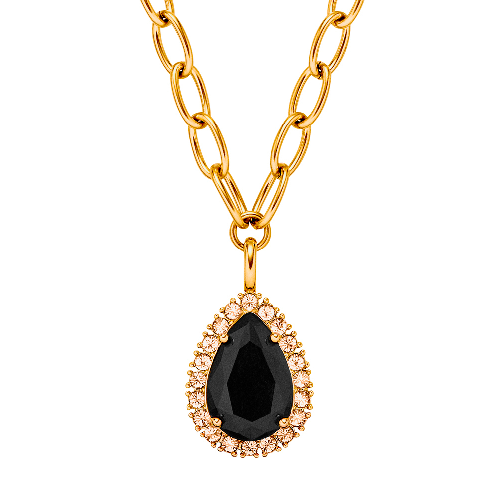 Колье Dyrberg Kern METTA SG BLACK /GOLDEN 450081