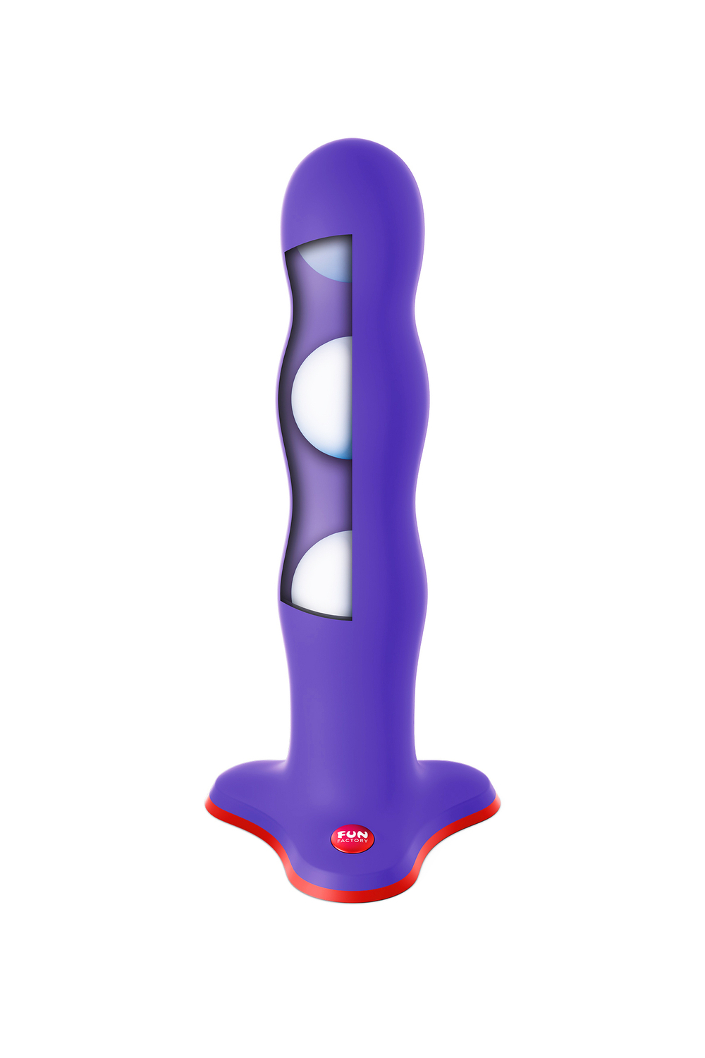 Фаллоимитатор Fun Factory STUBS BOUNCER, силикон, фиолетовый, 18,5см