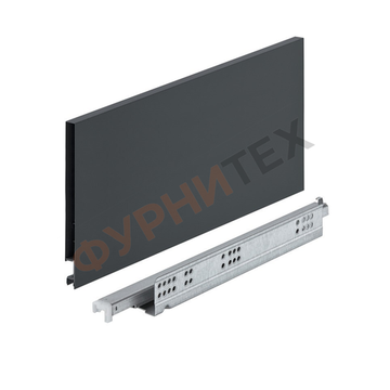 Выдвижной ящик Matrix Box Slim A30, антрацит, с доводчиком, 175х400мм