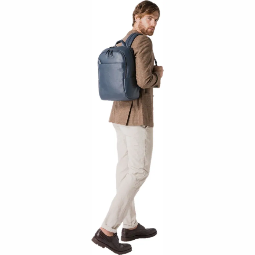 Рюкзак Piquadro Modus Special из натуральной кожи синий (CA3214MOS/BLU) 9
